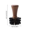 1Pcs Wooden-Handled Powder Bowl Brush, Solid Wood Handle, Nylon Bristles, Essential For Baristas To Clean The Powder Bowl/Handle Of Espresso Machines