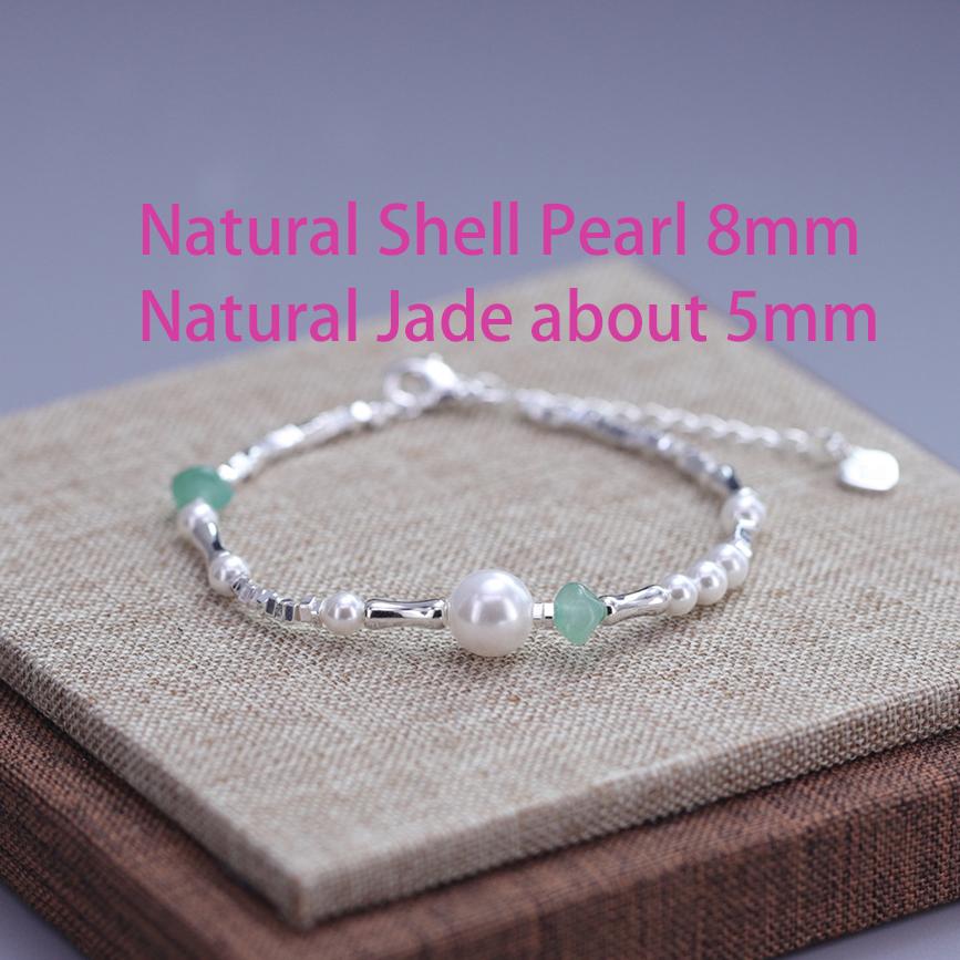 VENTFILLE 925 Sterling Silver Star Bracelet Fashion Korean Five-pointed Star Crystal Double Bracelet