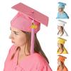 Выпускной колпак с кисточкой 2025 года, выпускной колпак унисекс для взрослых 2025 года, матовый для бакалавра средней школы