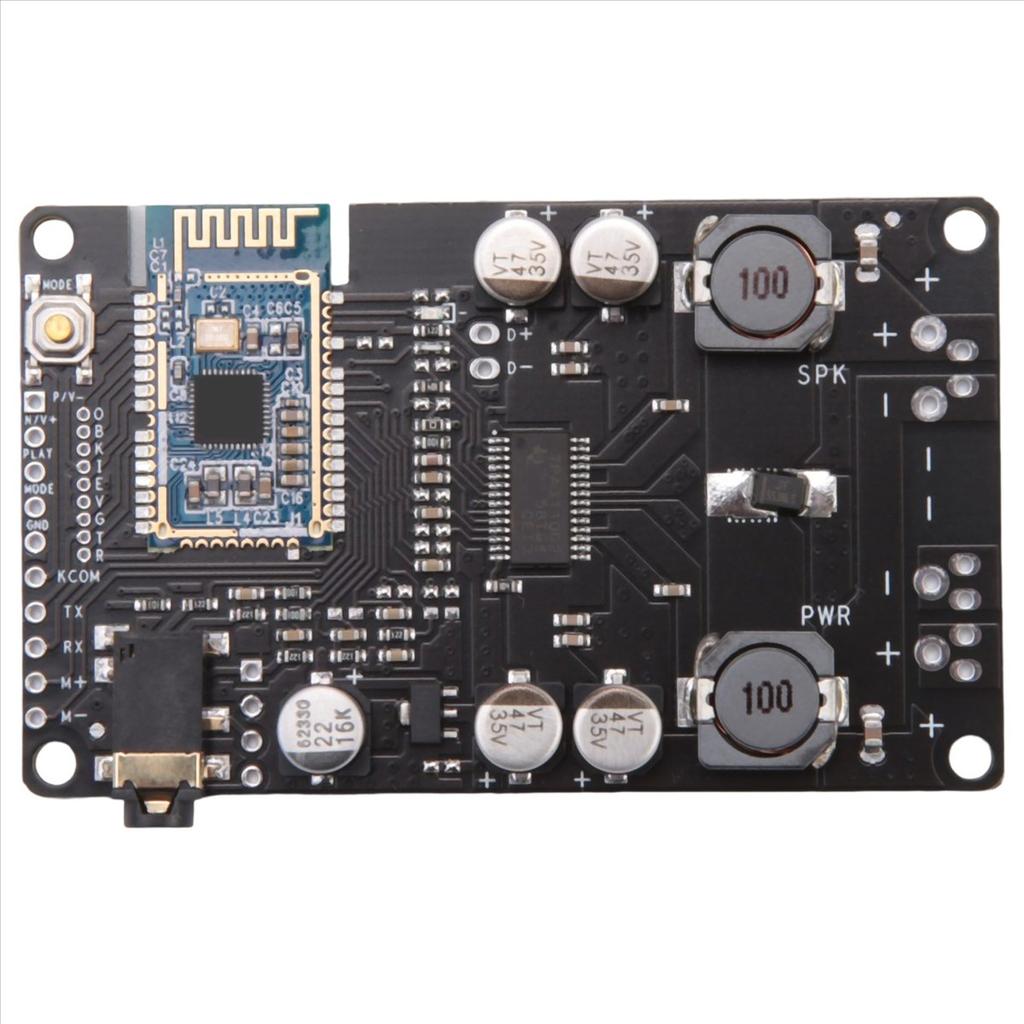 Bluetooth 5.0 Amplifier Board AUX 20W/30W Serial Port to Change Name Mono Stereo Module Amplificador (Support Call)