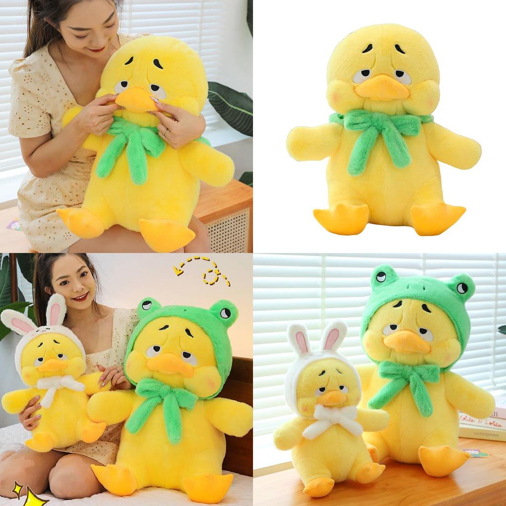 Очаровательная Милая Раздражающая Утка Плюшевая Игрушка Кукла Мягкая Набивная Игрушка Декор 40см До 70см