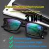 Progressive Bifocals Reading Glasses Anti Blue Light Presbyopia Eyeglasses Near Far Sight Spectacles Hyperopia Diopter +1.0-4.0