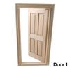 Frame DIY Accessories Doll House Supplies Unpainted Furniture Miniature Gate Dollhouse Door Window