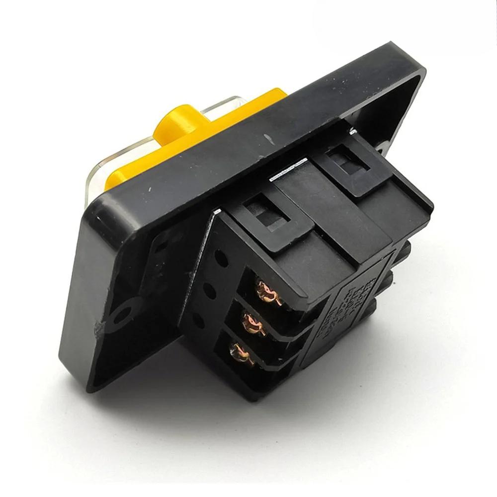 Водонепроницаемая кнопочная перекидная кнопка для автомойки, прессовочного станка, шлифовального станка, пильного станка, машины для обжима рукавов, переключатель управления