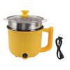 Electric Noodle Cooker Yellow 1.8L 2 Speed Adjustment 600W Automatic Power Off Anti Stick with