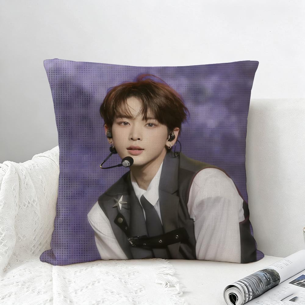 Kpop HARUA Cushion Cover Natural Linen Pillowcase Set AllinOne Decor for Sofa Bedroom Chair