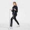 Fila Фитнес Классическая Простая Спортивная Тренировка Удобная Универсальная Тонкий Вязаный Худи Куртка Женские куртки Глубокий Черный A11W621503FBK