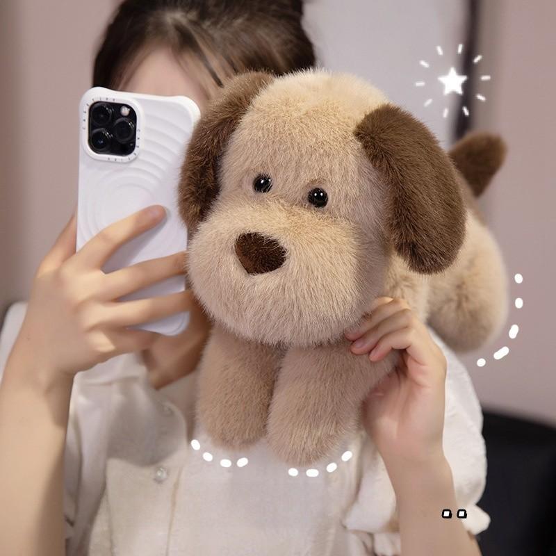 Plush Golden Retriever Dog Toy With Pp Cotton Filling For Kids And Pets