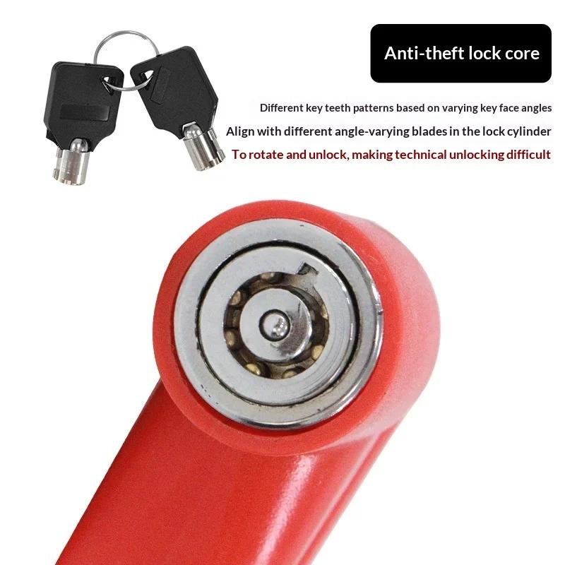 Anti-theft Disc Brake Lock or Bike Motorcycle Scooter Anti-Theft Security Lock Waterproof Portable Cycling Safety Lock with Keys