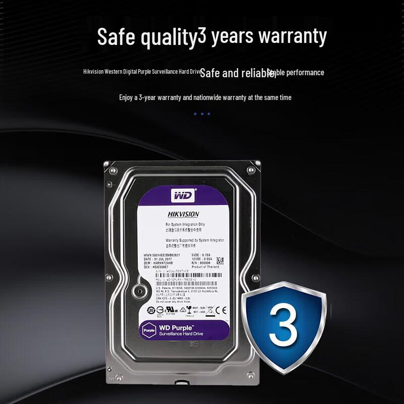 Hikvision WD 8TB Surveillance Hard Drive