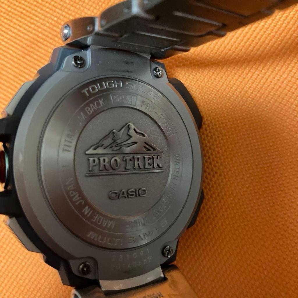 Б/у CASIO Casio PRX7000T Protrek Радио-солнечный *В настоящее время на ремонте у производителя*