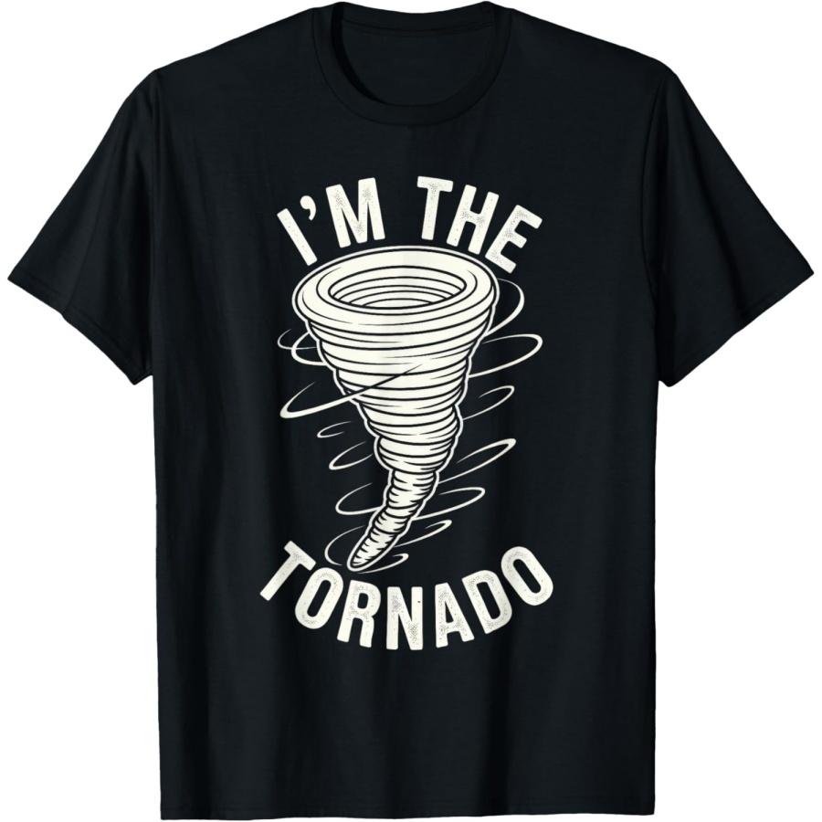 Я Торнадо Смешная Футболка для Малышей Мальчиков Девочек Детей Хаос Сумасшедшая