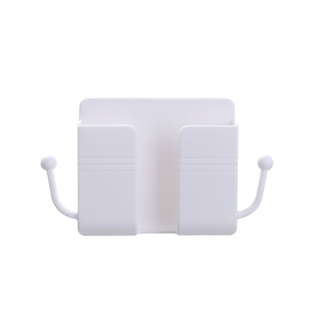 1Pcs Mobile Phone Plug Wall Mounted Storage Box Wall Holders Phone Charging Holder Rack