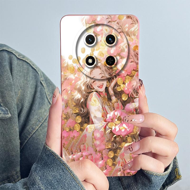 Чехол для телефона Honor X9c 5G HonorX9C 5G Capa Силиконовый Сладкий Расписной Мультяшный Корпус Милый Цветочный Печатный Защитный Funda Чехол
