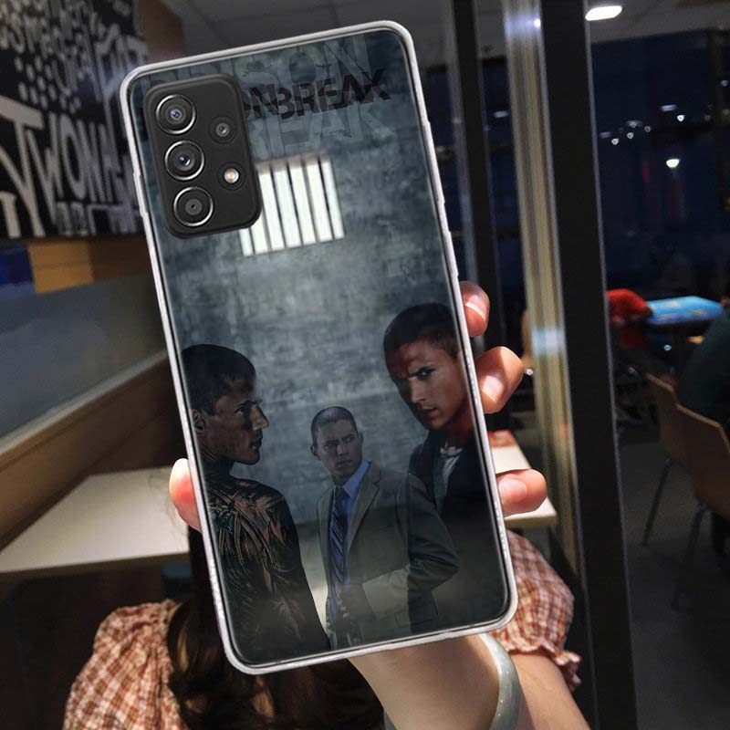 Чехол для телефона из сериала Побег из тюрьмы для Samsung A54 A57 A37 A17 A14 A15 A12 A24 A34 A55 A35 A25 A52S A07 A05S A04S A22 A32 A72 Gal