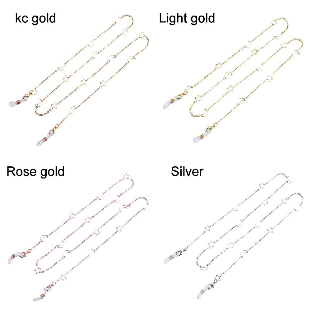 Девочки шейные ремни анти-потеряшка сплава очки цепочки солнцезащитные очки цепочка маска шнурки панк ювелирные изделия