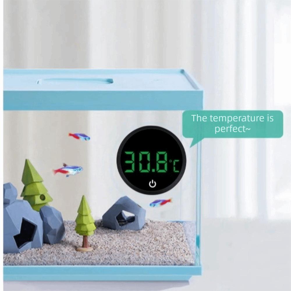 Беспроводной термометр для аквариума, светодиодный дисплей, измеритель контроля температуры, гидропоника