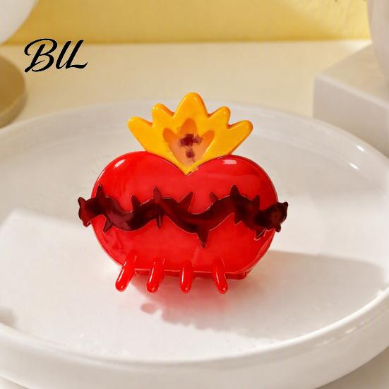 Fashionable Hair Jewelry Cute Claw Clips for Women, Non Slip Claw, Plastic Accessories Shower Fine And Thick Hair, Strong Hold Jaw Daily Styling