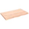 VidaXL Wall Shelf 100x60x6 Cm Solid Untreated Oak Wood 363571