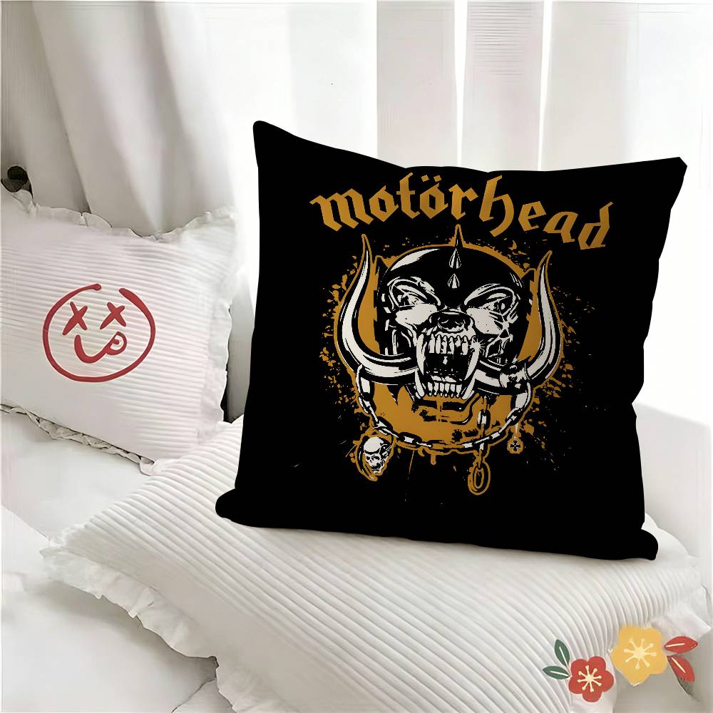 pc Singer Mmotorhead Anmie Pillow Case Fashion Square Pillowcase Bedroom Sofa Room Ins Decoration Leisure
