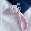 Розовый защитный чехол цвета цветения вишни для AirPods Pro 3-го/4-го поколения