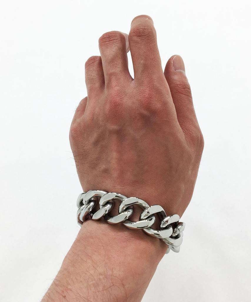 Sexto [Bracelet][Surgical Steel] 150 2Dc Chain Bracelet