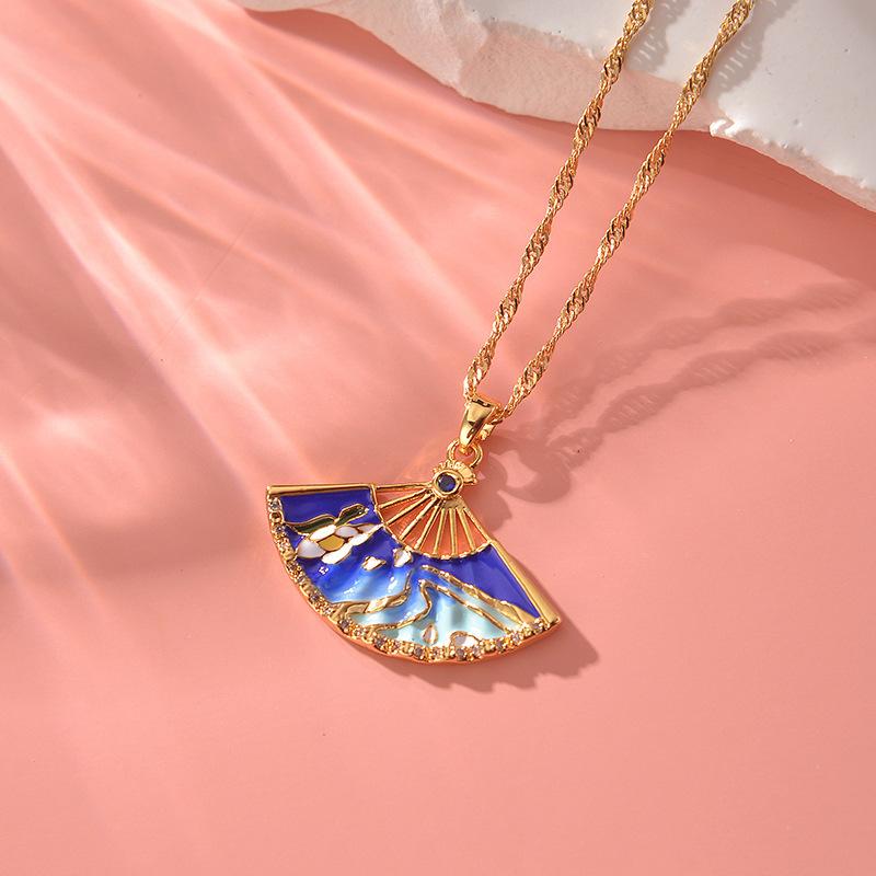 Genshin Impact Аяка Косплей Ожерелье Персонажа Пленительная Подвеска из Сплава для Пар