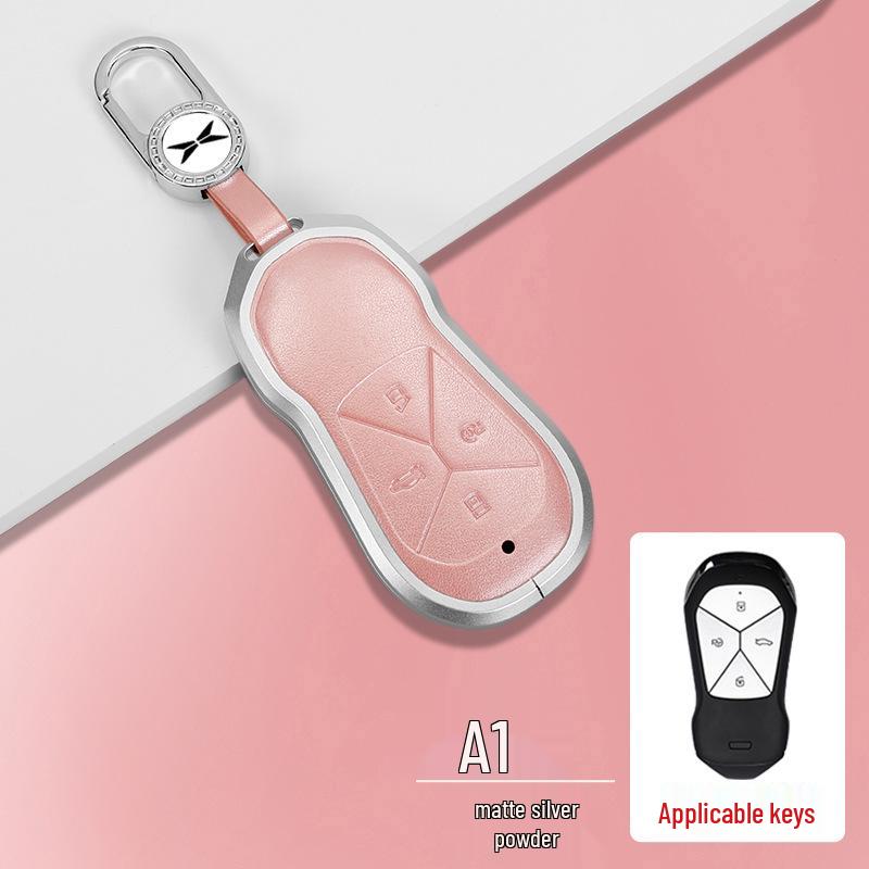 Compatible with XPeng P7i, G6, G9, P5, G3i key case - Premium Protective Shell with Buckle.