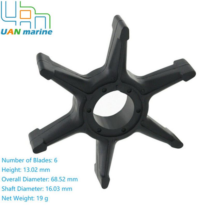 689-44352 Water Pump Impeller For Yamaha 2 Stroke 25HP 30HP 25/30A 689-44352-02-00 689-44352-00