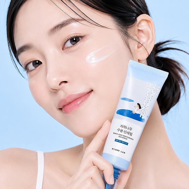 ROUND LAB Березовый Сок Увлажняющая Солнцезащитная Сыворотка SPF 50+ PA++++ 50 мл