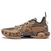 Li Ning Yu Shuai Evolution Low Lightweight High Resilience Comfortable Soft Low Top Basketball Shoes Men Sneaker Smoke-Brown ABAS161-18
