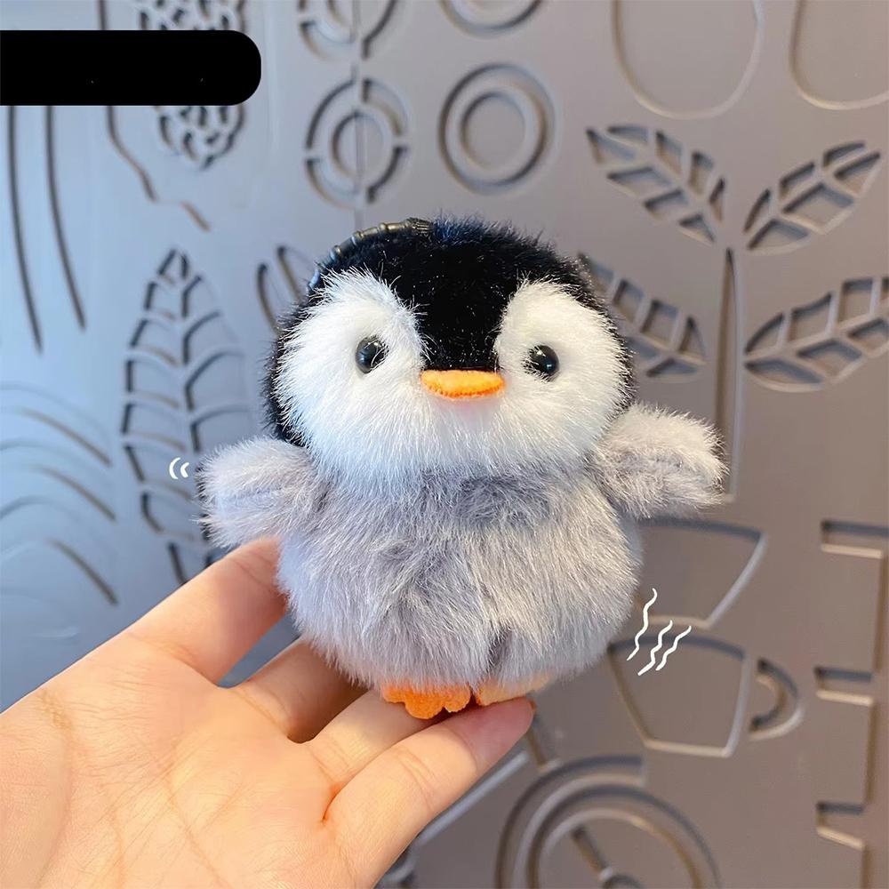 3-Inch Plush Baby Penguin - Adorable Fluffy Charm for Backpacks & Daily Joy Emotional Support Penguin Gifting Bag Charm