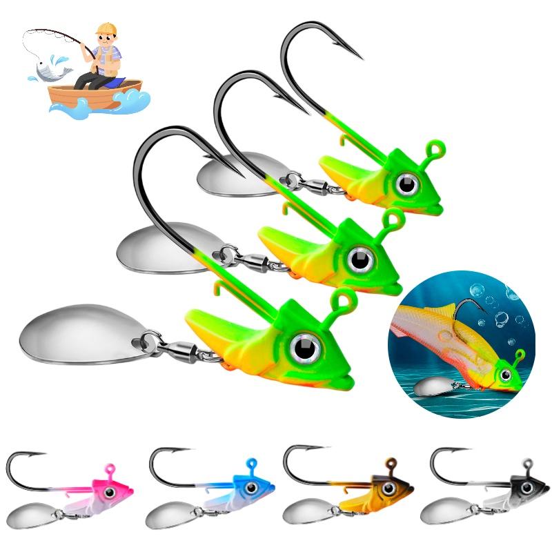 Proberos Jig018 Рыболовная приманка с джиг-головкой и мягкой рыбой Вес 7 г 10 г 15 г Идеально подходит для донной рыбалки в Северной Америке