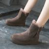 Fashion Winter Boots Women 2024 Thick Plush Warm Snow Boots Women's Zipper Comfortable Outdoor Ankle Boots Woman Casual Cotton Shoes