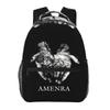 Amenra Белое Перо Пост-Металл Группа Рюкзаки Мальчики Девочки Школьный Ранец Ученики Школьные Сумки Мультяшный Дорожный Рюкзак Сумка Через Плечо