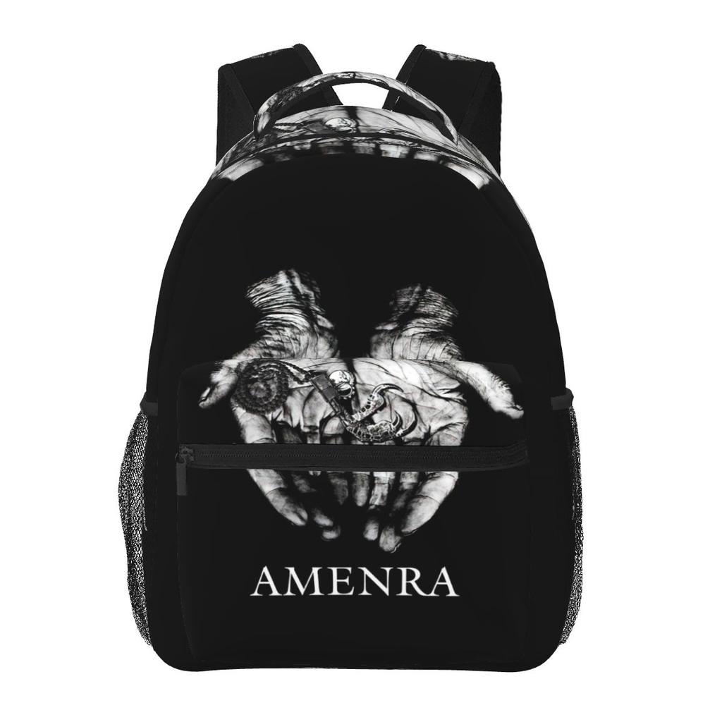Amenra Белое Перо Пост-Металл Группа Рюкзаки Мальчики Девочки Школьный Ранец Ученики Школьные Сумки Мультяшный Дорожный Рюкзак Сумка Через Плечо
