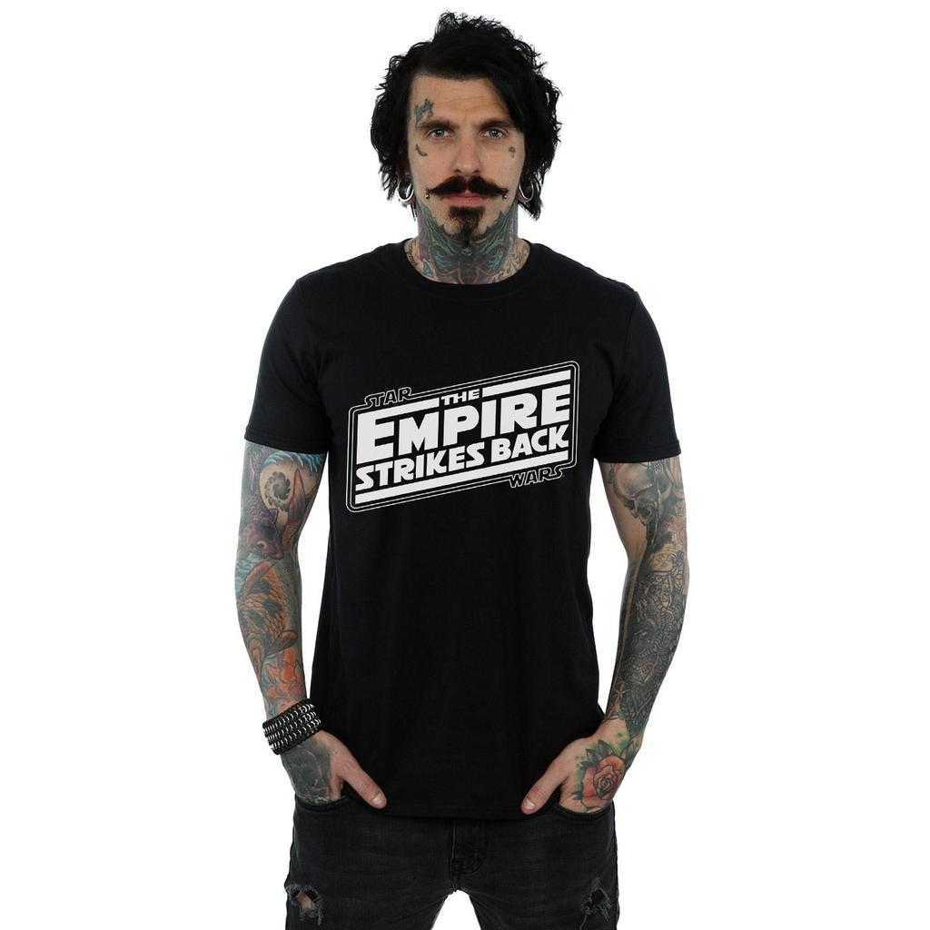 Star Wars Mens The Empire Strikes Back Logo T-Shirt