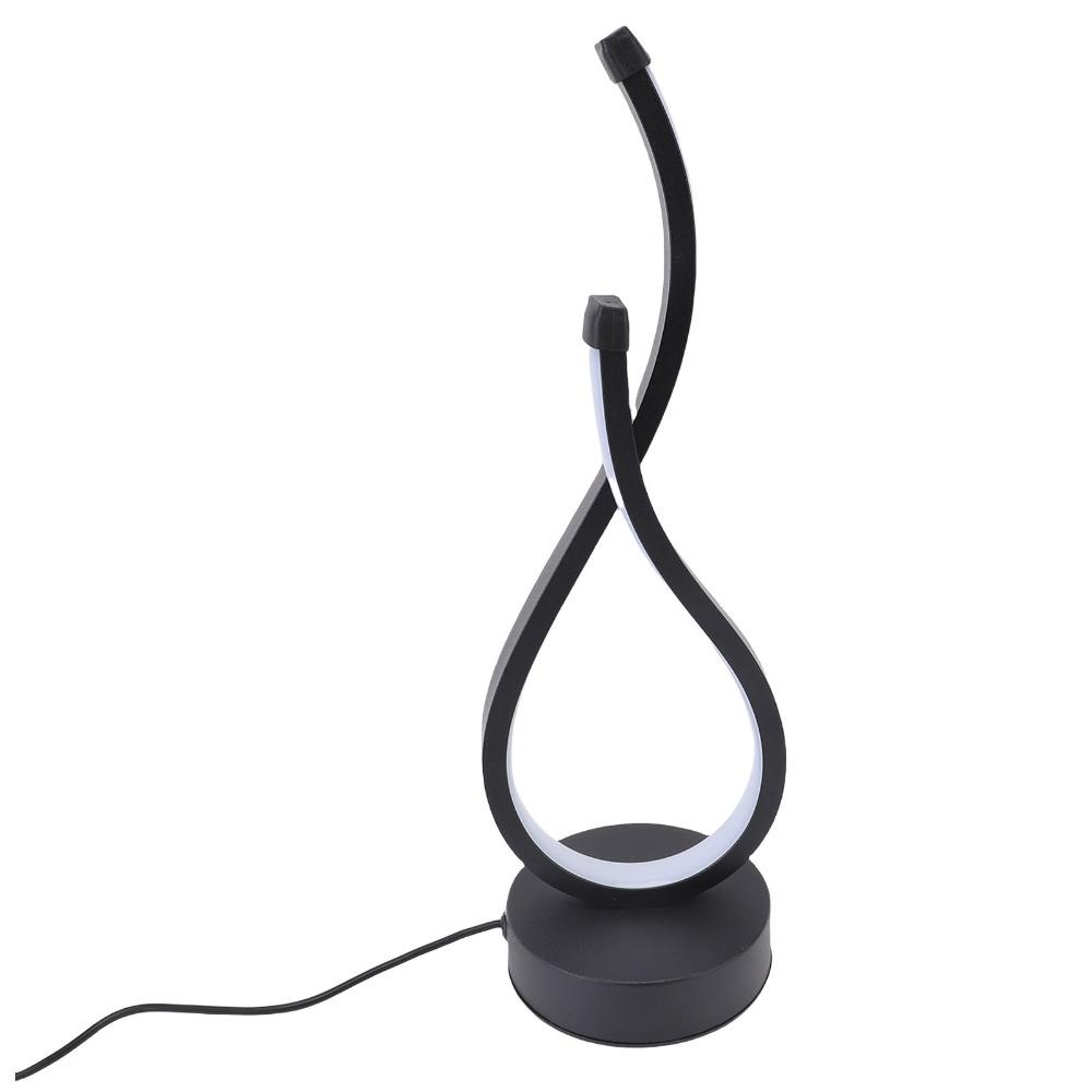 USB Powered Table Light Stepless Dimming Desk Lamp Unique LED Nightstand Lamp  Living Room