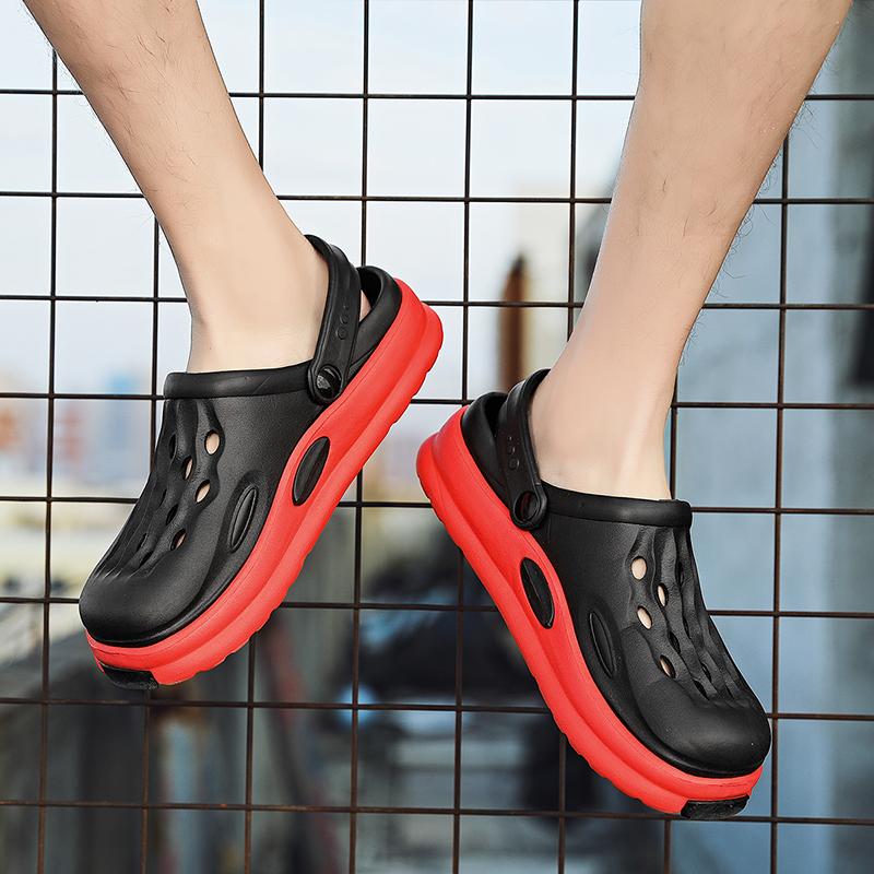 Летние сандалии-сабо мужские повседневные тапочки для сада сабо водонепроницаемая обувь классические сандалии-сабо для кормления 2024