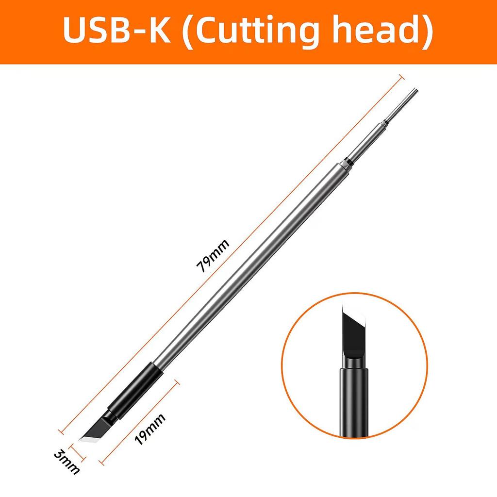 Wireless USB Rechargeable Soldering Iron with Internal Heating and Battery, Hot Stamping, Smoke Code Set