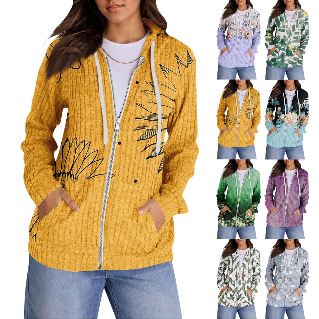 Hoodies For Women Trendy Tops Casual Fall Fashion Long Sleeve Sweatshirt With Pockets Pullover Lightweight