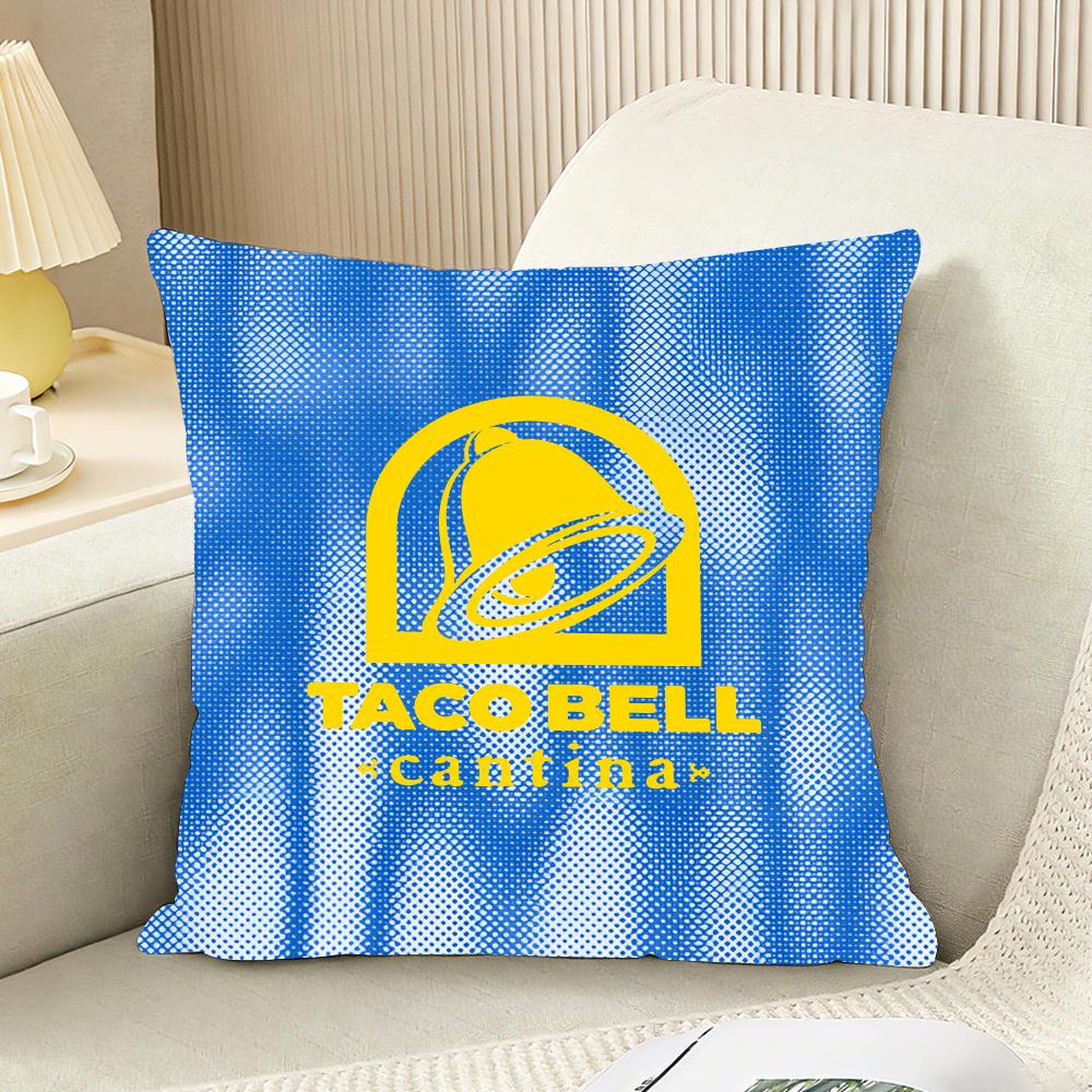 Чехол для подушки Taco Bell Двусторонний Плюшевый чехол для подушки Для автомобиля Дивана Спальни Декоративный Подарок Наволочка