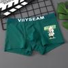 Men's Cotton Underwear Boxers Fashion Cartoon Print Mid Waist Comfortable Underpants Shorts Sexy Fashion Panties