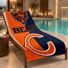 Beach Towel with Chicago Bears Design, Quick Dry Lightweight Towel for Swimming Pool Travel