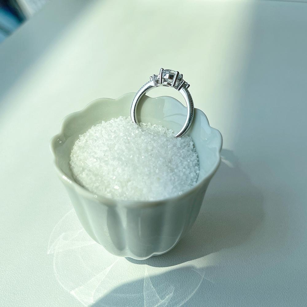 Танцизное женское классическое кольцо из стерлингового серебра 925 пробы с цирконом, женские ювелирные изделия, свадебное обещание, подарок для вечеринки