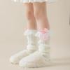 Lace Mid Calf Stacking Socks Y2K Girl Leg Cover New Girls Lolita Lace Sock Cover  Girls