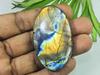 23X56MM Natural Labradorite Multi Purple Oval Cabochon Loose Gemstone 145Cts SK-4049