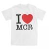 Мужская футболка I Love MCR Принт Футболки Мода My My Chemical Romance Mcr Группа Летние футболки Уличная одежда Хлопковая одежда Подарок для фанатов