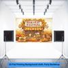 2D plane 1 piece of autumn sunflower cartoon background fabric for harvest festival autumn harvest festival autumn wedding