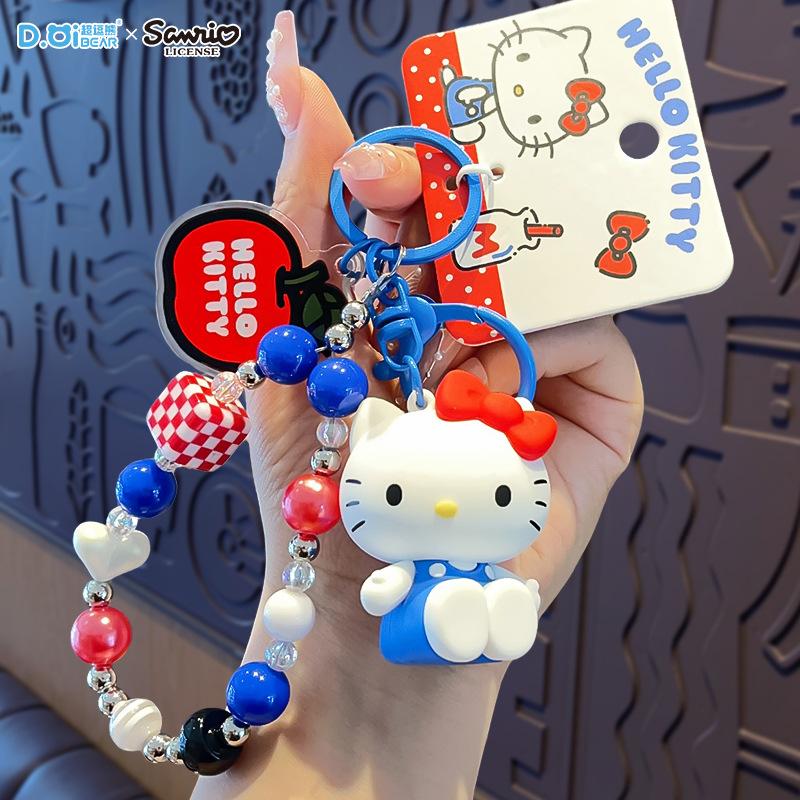 Брелок Sanrio Hello Kitty Kuromi Cinnamoroll Брелок Подвеска Мешочек Украшение Аксессуары Проектор Камера Аниме Креативная Игрушка